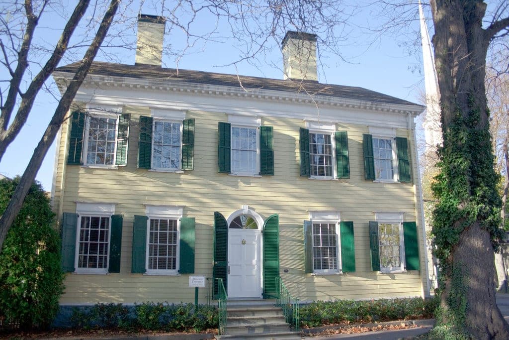 A historic house museum building