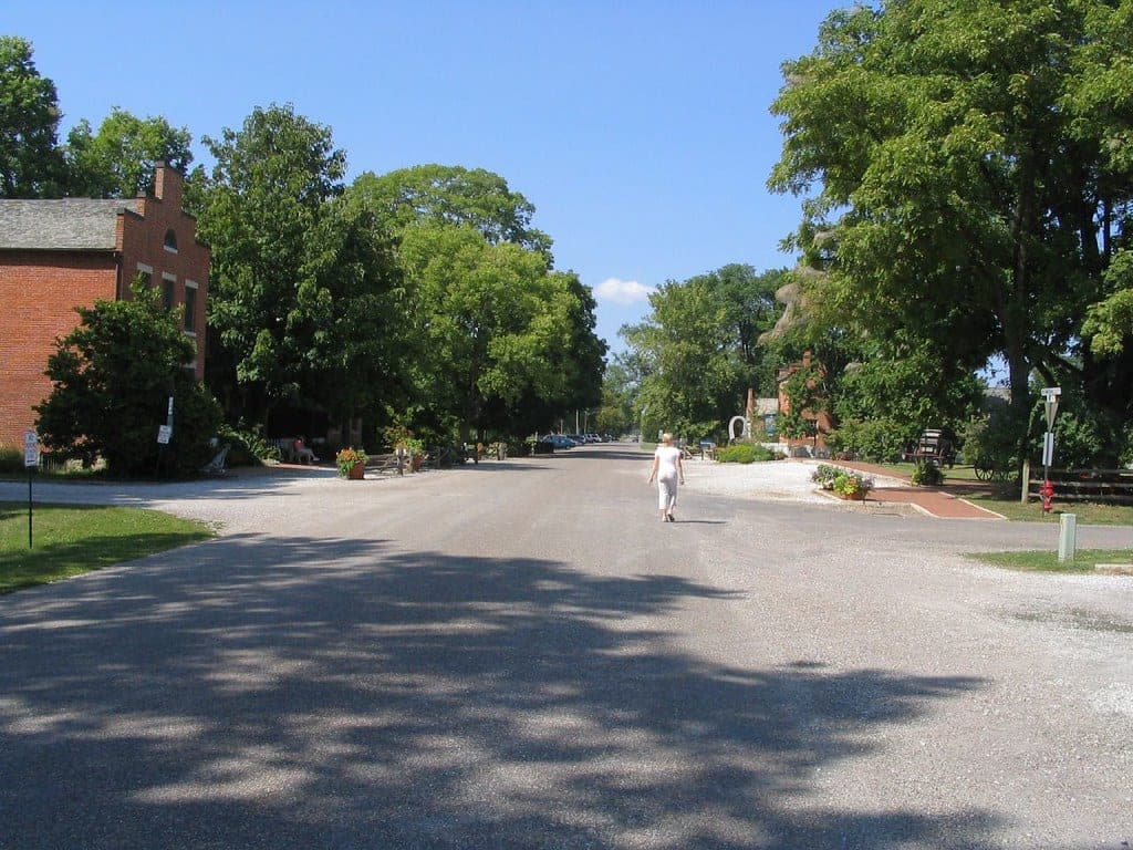 Main Street in the Nauvoo Historic District, Illinois